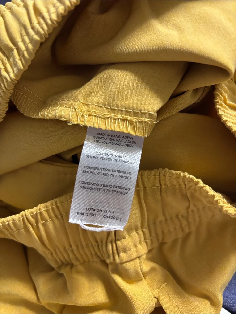 🔥BUNDLESALE Mens S Onia Mustard Yellow Drawstring Hybrid Shorts NWOT